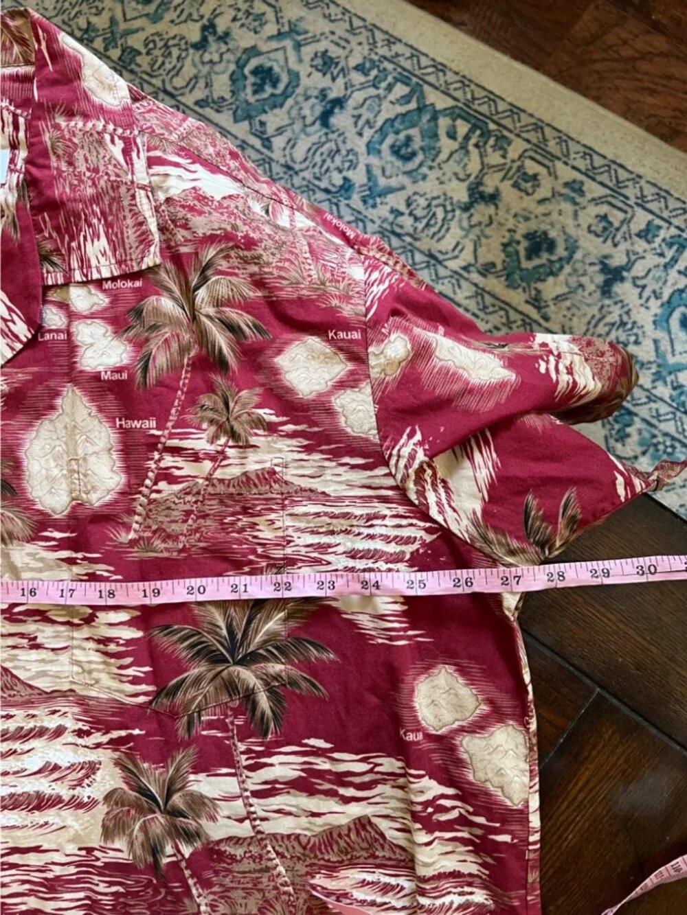 Favant  Hawaiian Short Sleeve Shirt Button Down Tropical Palm Trees Island XXL - Picture 6 of 7